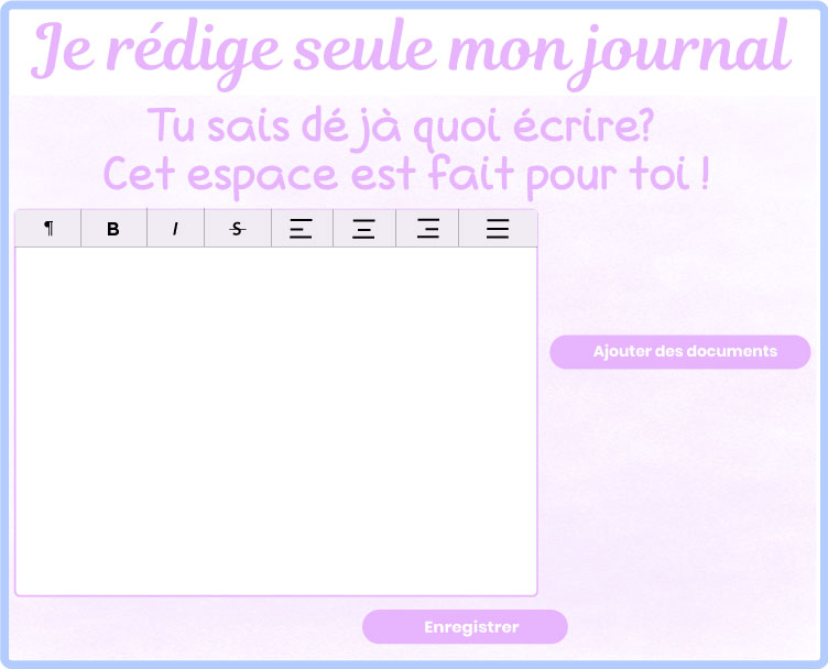 Vous savez quoi écrire